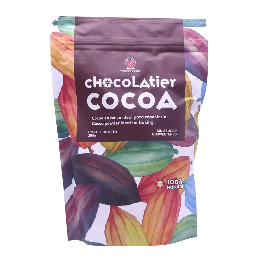 Chocolate en Polvo Sin Azúcar - CHOCOLATIER COCOA - 250g