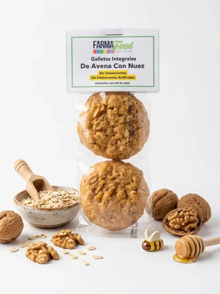 Galletas Integrales de Avena con Nuez - TAIFELD'S/FARMAFOOD