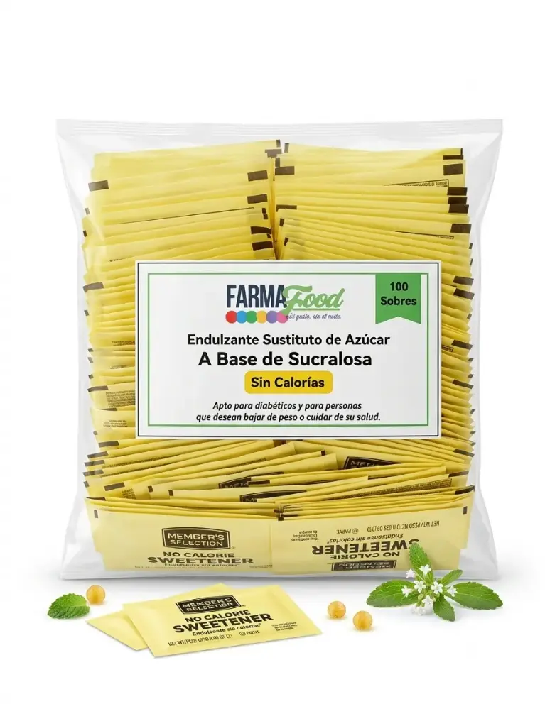 Endulzante Sin Calorías 1g x 100 Sobres - MEMBERS