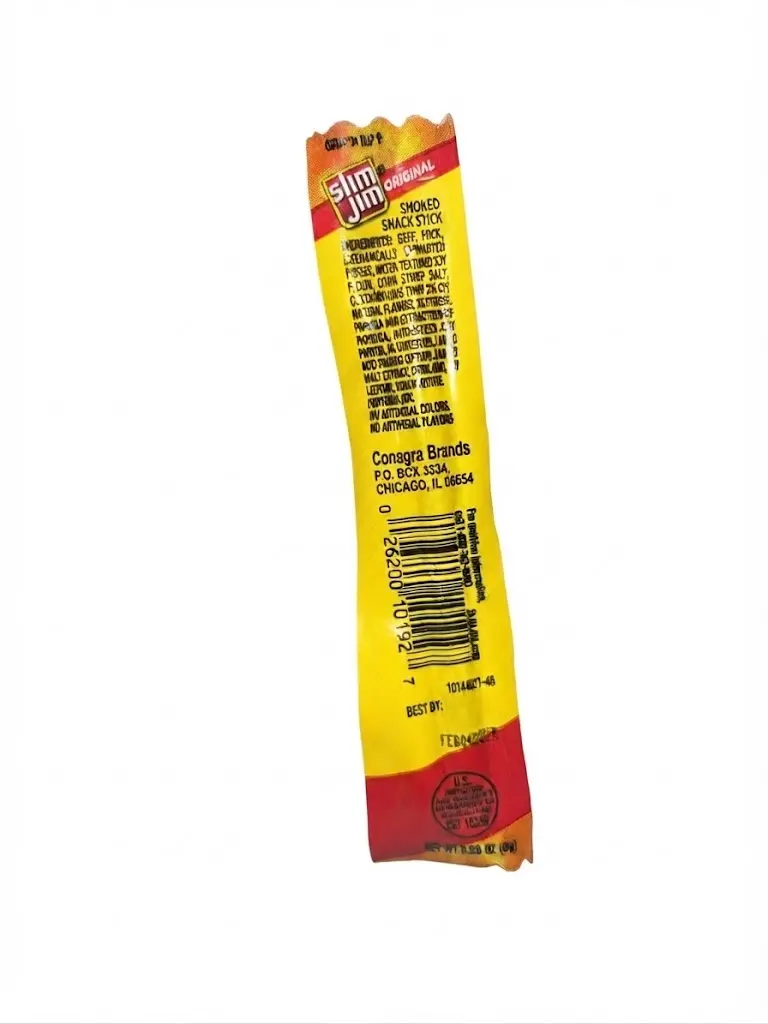Palitos de carne ahumada sabor original - SLIM JIM - 0,28oz