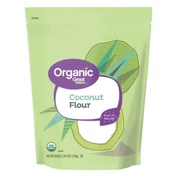Harina de Coco Orgánica - GREAT VALUE - 2Lb 4Oz