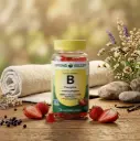 Gomitas de Complejo B (Apoyo para un metabolismo energético saludable) Sabor Fresa - SPRING VALLEY - 70 Unidades