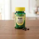 Hierro (Suplemento Dietético para la Anemia, Salud y Bienestar General) - SPRING VALLEY - 65 mg/100 Tabletas