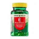 Vitamina E (para el cuidado de la piel, el refuerzo de las defensas y la protección del corazón) - SPRING VALLEY - 180 mg/100Cápsulas Blandas