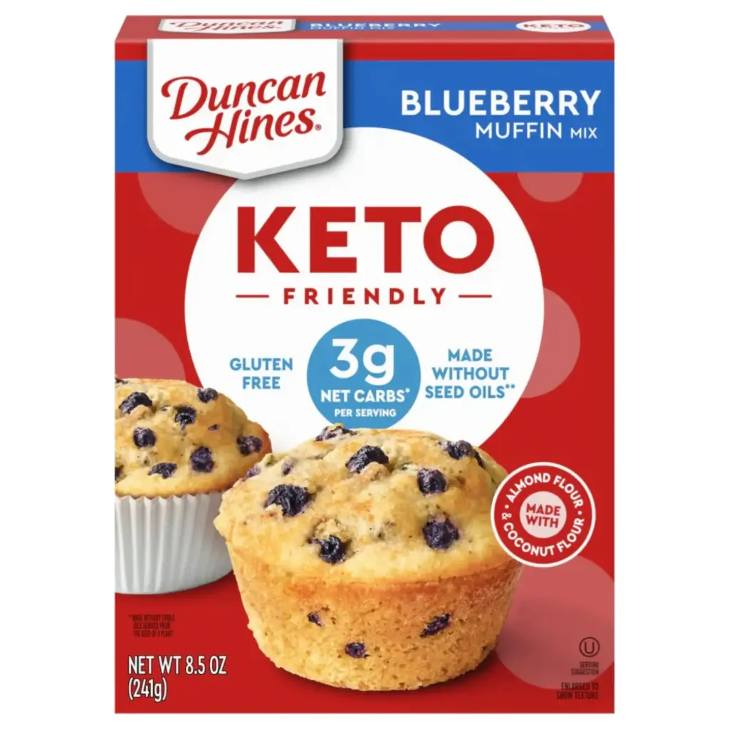 Premezcla para Muffins KETO - DUNCAN HINES - 8,5oz