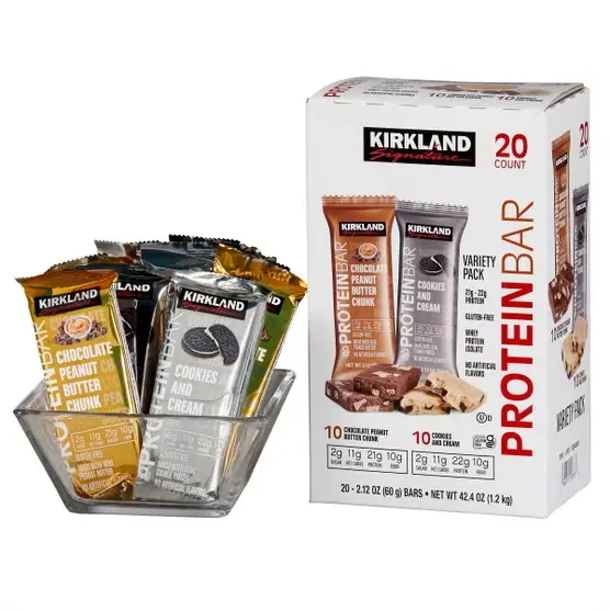 Barras de Proteína (21g de proteína) - KIRKLAND SIGNATURE - 60g totales