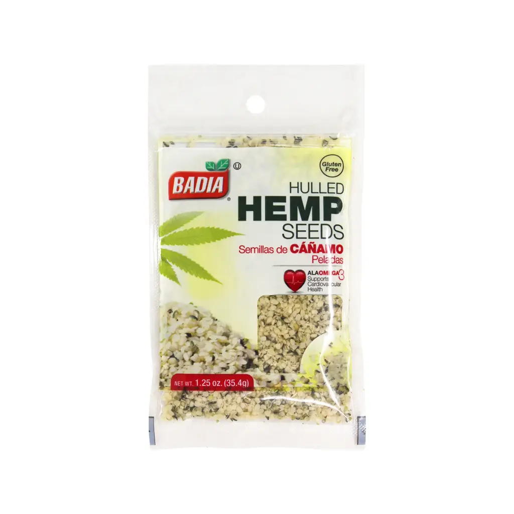 Semillas de Cañamo - BADIA - Sobre de 1,25 Oz