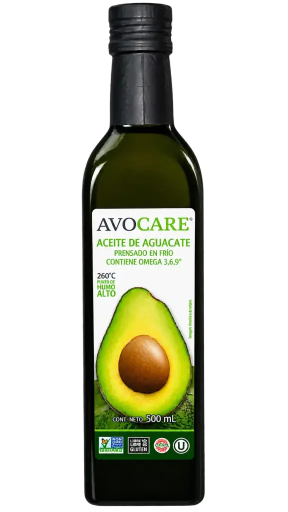 Aceite de Aguacate Prensado en Frío - AVOCARE - 500 ML
