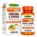 Curcumina Plus (Cúrcuma y Jengibre con Vit. B1 y B6 ) - NATURE'S GARDEN -  60 tabletas