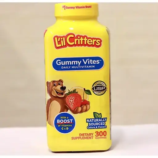 Vitaminas en Gomitas para niños "LilCritters" 300 Gomitas - VITAFUSIÓN