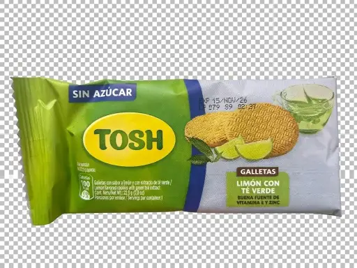 Galletas Limón con Té Verde - TOSH - Individual