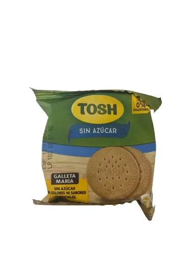 Galleta María Sin Azúcar Sin Colorantes Ni Sabores Artificiales - TOSH - Unidad
