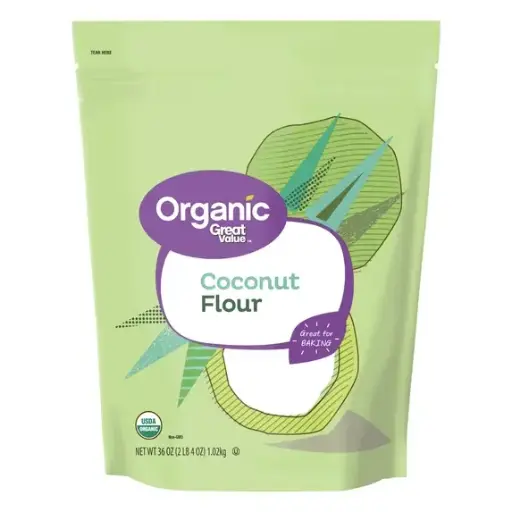 Harina de Coco Orgánica - GREAT VALUE - 2Lb 4Oz