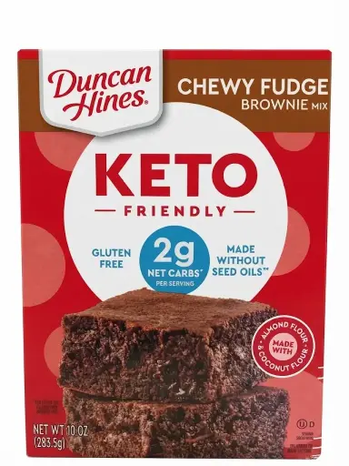 Premezcla para Brownies KETO - DUNCAN HINES - 10oz