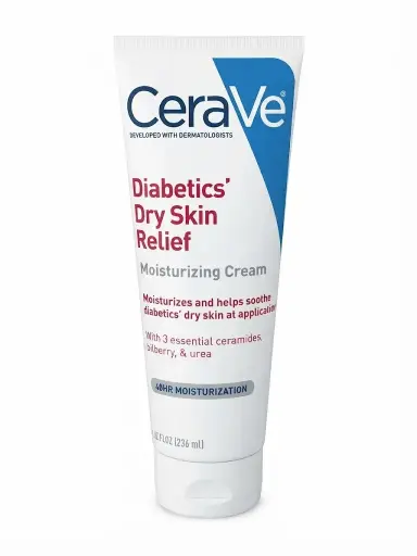 Crema Humectante con Urea y Arándano Rojo ESPECIAL PARA DIABÉTICOS - CERAVÉ - 8 oz