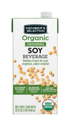 Bebida/Leche de Soya Orgánica - MEMBERS - 1 Litro