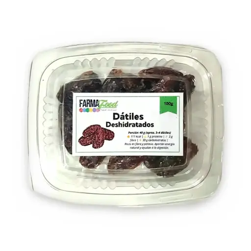Dátiles Deshidratados, 100g - FARMAFOOD 