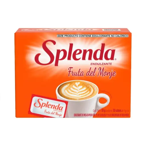 Fruta del Monje (Monkfruit) - Splenda - 50 sobres