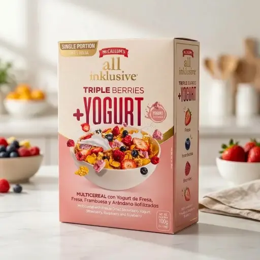Cereal "All Inklusive Triple Berries + YOGURT" - McCallum's - 1000g (grande)