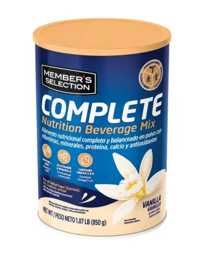 Alimento Nutricional Completo y Balanceado En Polvo - MEMBER'S -  850g