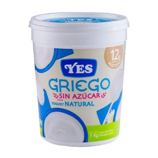 Yogurt Cremoso Griego Natural - YES - 1kg
